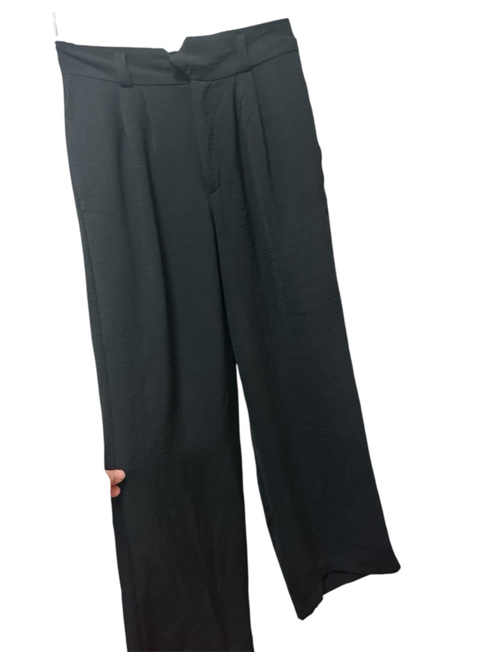 Women’s Black Wide-Leg Dress Pants